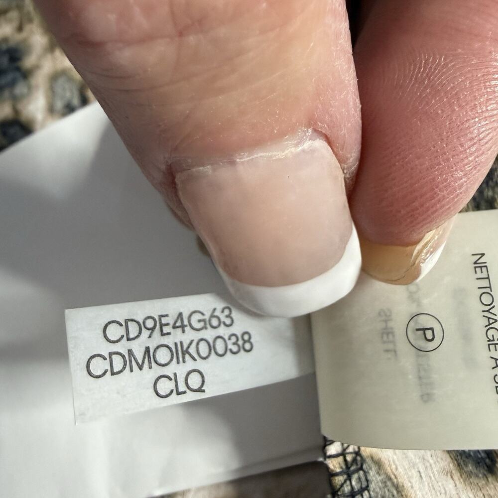 Calvin Klein Leopard Print Shirt Dress Women’s Size 14 Belted Tie Sleeves NEW - Picture 11 of 12